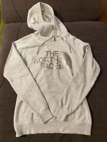 THE NORTH FACE 그레이 후드 부착 후드티