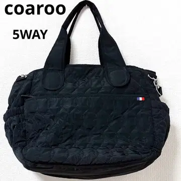 coaroo 코알루 5WAY 마더백 퀼팅 블랙