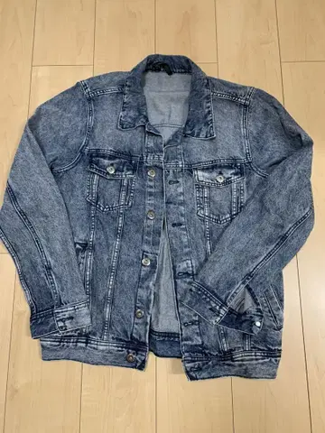 HALHAM 버튼 데님 자켓 M 사이즈