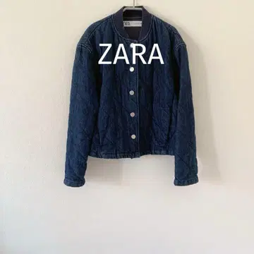ZARA 데님 자켓 점퍼 블루종 아우터 버튼