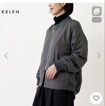 kelen CHERI BACK FLARE MA-1 JACKET
