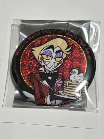 해즈빈 호텔 애니메이트 카페 루시퍼 캔뱃지