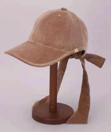 CA4LA 리본 부착 캡 LALA CAP 카멜