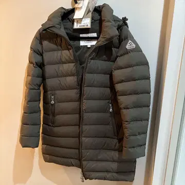 PYRENEX 후드 부착 다운 자켓 38 사이즈 그레이