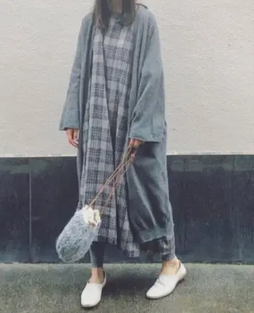 note et silence 노트에실런스 롱 가디건 그레이
