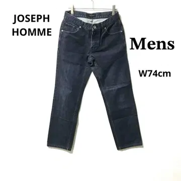 JOSEPH HOMME 데님 팬츠 일본제 남성용 44 W74 네이비