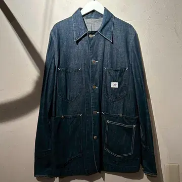 샘플 리 Lee 데님 커버올 자켓 M 복각 91-J