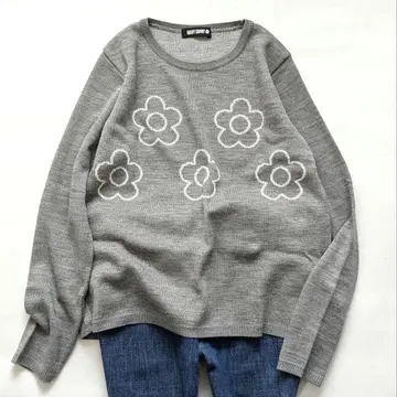 MARY QUANT 마리콴트 니트 데이지 풀오버