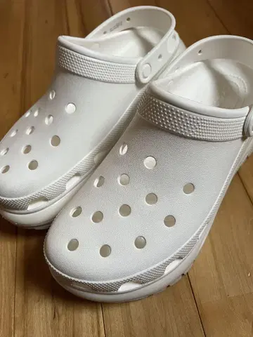Crocs 화이트 메가 크러쉬 M 12 / W 10