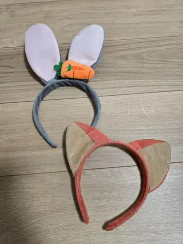 주토피아 닉 주디 홉스 머리띠