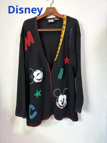 빈티지 Disney 디즈니 미키마우스 가디건