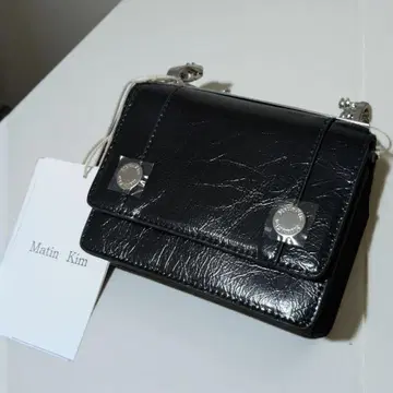 Matin Kim 블랙 숄더백 핸드백 블랙