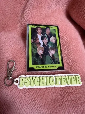 PSYCHICFEVER 러버 키링 트레이딩 카드 BOT
