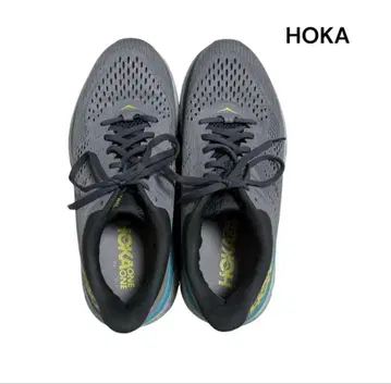 HOKA 스포츠 슈즈 27cm 그레이! 경량 & 고쿠션 인기 모델