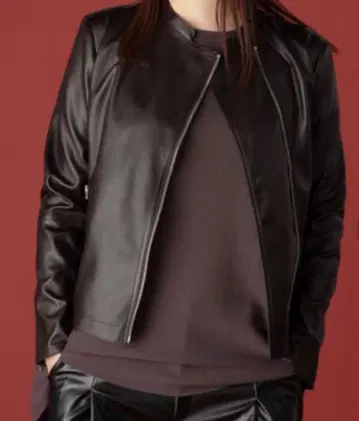 더블 스탠다드 클로징 Sov. 가죽 자켓 38