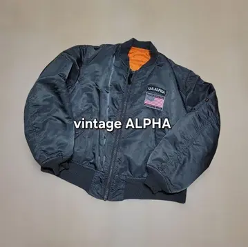 80s ALPHA MA-1 플라이트 자켓 USAF 빈티지