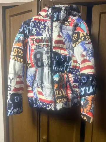 타미힐피거 타미진스 다운 자켓 t-pablow 착용