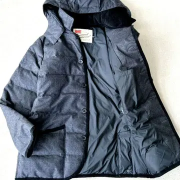 트래디셔널 웨더웨어 다운 M 자켓 코트 다크 그레이