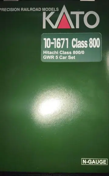 KATO 10-1671 영국 철도 Class800/0 GWR 5량 세트