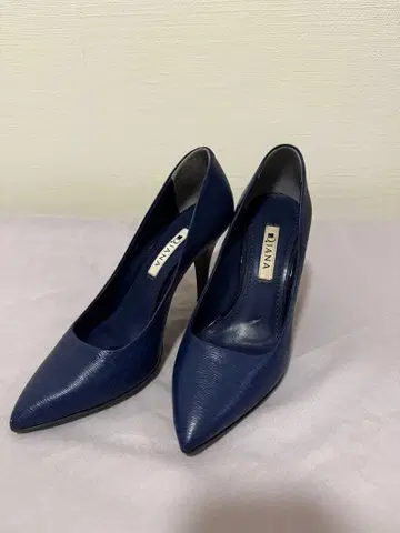 DIANA 네이비 블루 하이힐