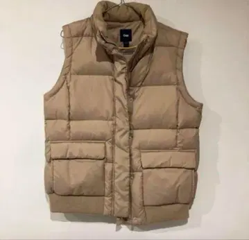Gap 베이지 다운 베스트 L 사이즈