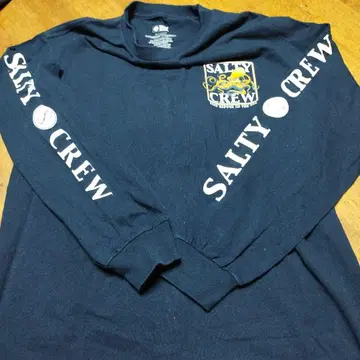 SALTY CREW 네이비 롱 슬리브 T셔츠 S (긴팔) 남성용