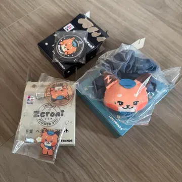 제베원 에니마이 복권 zeroni 튀니니 스크런치 헤어 클립 캔뱃지