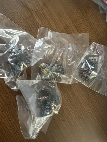 고질라 마그넷 피규어 1번 복권 거친 존재 4체 세트