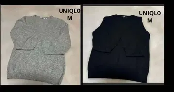 UNIQLO 유니클로 캐시미어 100% 니트 스웨터 2세트 M 사이즈