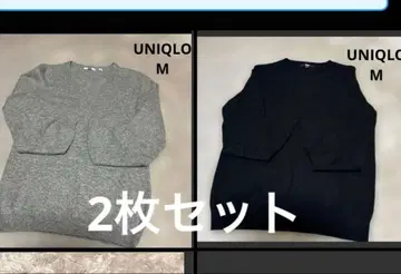 UNIQLO 유니클로 캐시미어 100% 니트 스웨터 2세트 M 사이즈