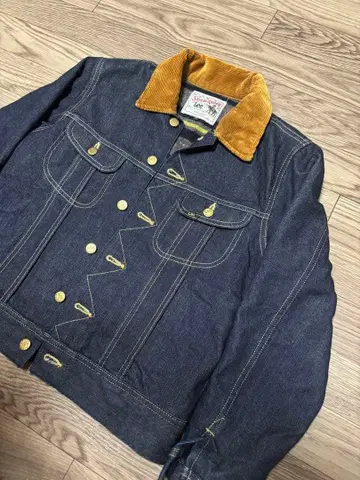 리 스톰 라이더 1960년대 복각 다크 네이비 데님 자켓 M