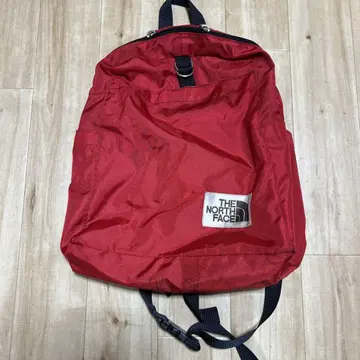 THE NORTH FACE 레드 백팩 빈티지 브라운 택 80
