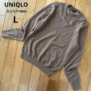 새상품급 UNIQLO 유니클로 캐시미어 크루넥 스웨터 캐시미어 100%