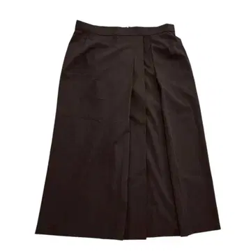 UNIQLO 다크 브라운 턱 스커트 오피스 캐주얼 (XXL)
