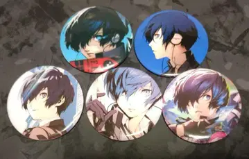 페르소나 3 로드 주인공 캔뱃지 5개 세트