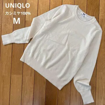 새상품급 UNIQLO 유니클로 캐시미어 크루넥 스웨터 캐시미어 100%