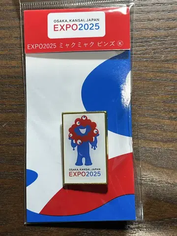 미야쿠미야쿠 서 있는 모습 핀 배지 오사카 간사이 만박 EXPO2025