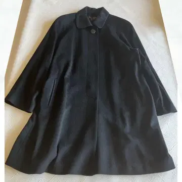 캐시미어 100% 코트 블랙 안감 실크 100% 블랙 M