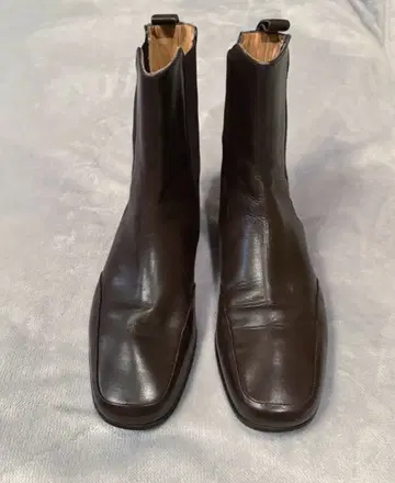 발리 사이드 고어 부츠 가죽 스퀘어토