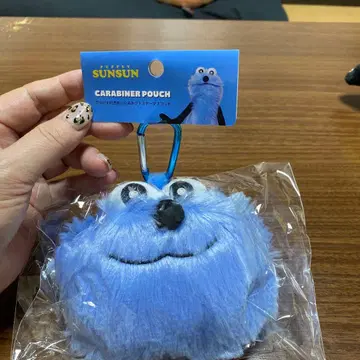 퍼펫 순순 카라비너 부착 봉제 인형 지퍼 마스코트