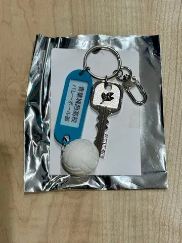 하이큐!! 트레이딩 고등학교 이름이 붙은 열쇠 참 키링