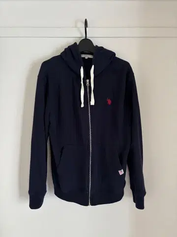 U.S. POLO ASSN. 네이비 풀 집업 후드티 L 사이즈