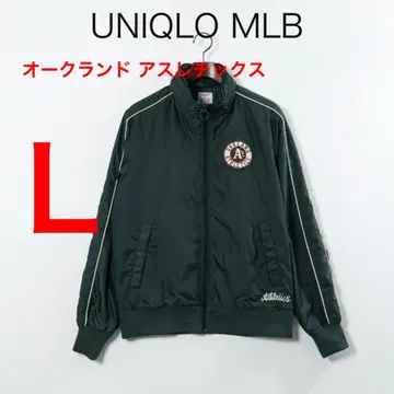 H3186 유니클로 x MLB 오클랜드 애슬레틱스 나일론 자켓