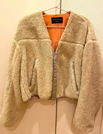 MACPHEE 에코 퍼 보아 블루종