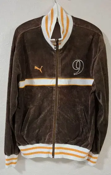 최저가 [ PUMA ] 벨로아 브라운 트랙 자켓 L 사이즈