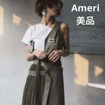 새상품급 Ameri BELT TIE SET UP SKIRT 셋업