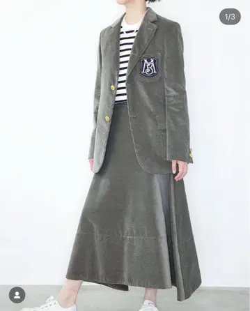 madisonblue 코듀로이 미디 스커트
