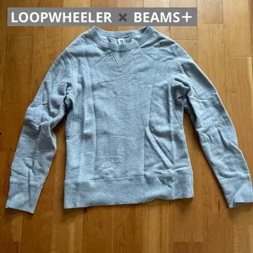 LOOPWHEELER BEAMS plus 그레이 맨투맨 M