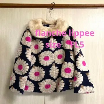 프랑슈리페 빅 사이즈 레트로 꽃무늬 코트 FL5 3L
