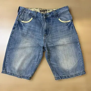 [ 빌라봉 ] 데님 블루 숏팬츠 사이즈 32
